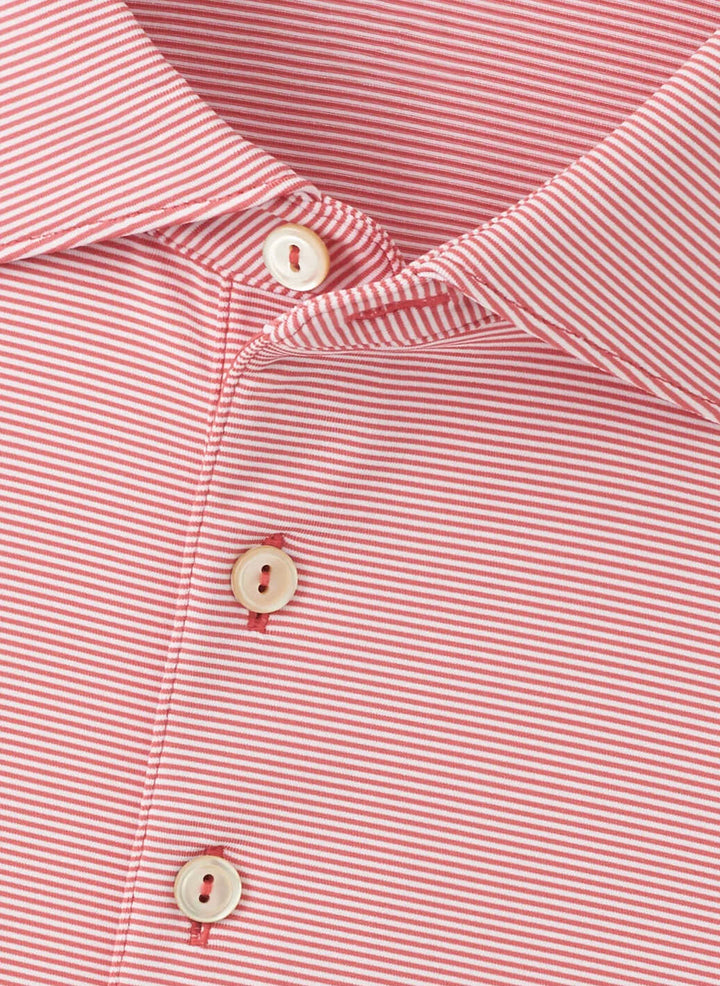 Jubilee Performance Jersey Polo (Tango Pink)