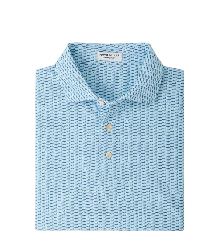 Duck Season Performance Polo (Pale Blue)