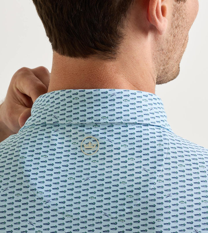 Duck Season Performance Polo (Pale Blue)