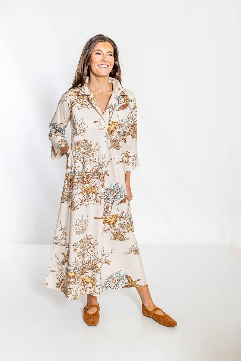 Ruthie Shirt Dress Long (Maple Field &amp; Feather)
