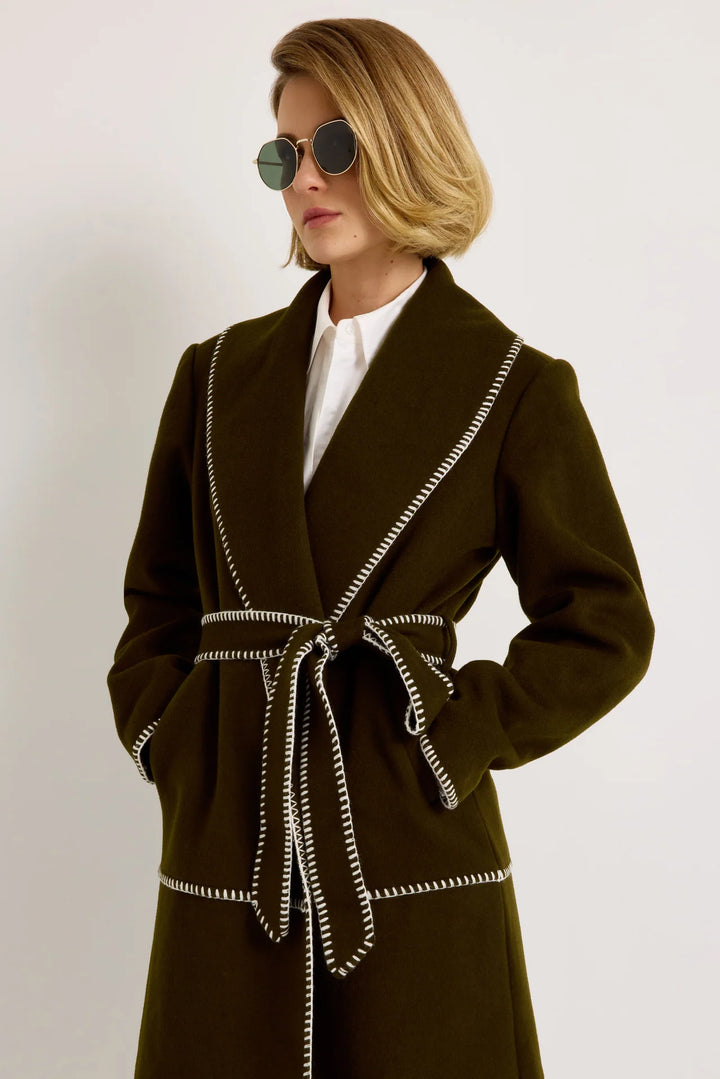 Chloe Coat (Juniper Green)