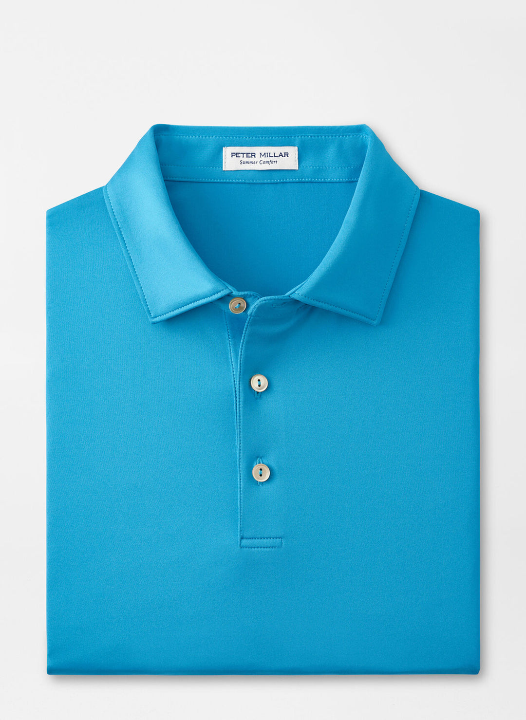 Solid Performance Jersey Polo (Jasper Blue) – Only Options