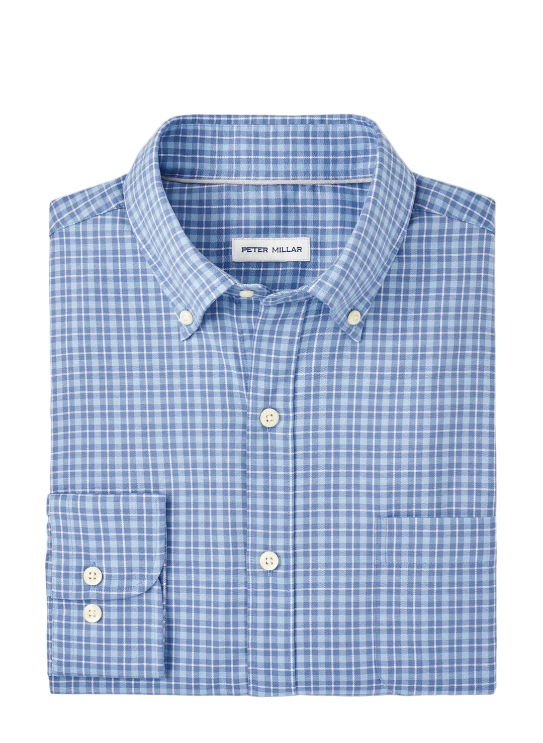 Caspian Perfect Pinpoint Sport Shirt (Blue Freesia)