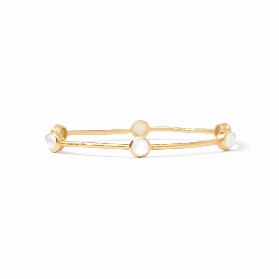 Milano Luxe Bangle (Iridescent Crystal Clear)