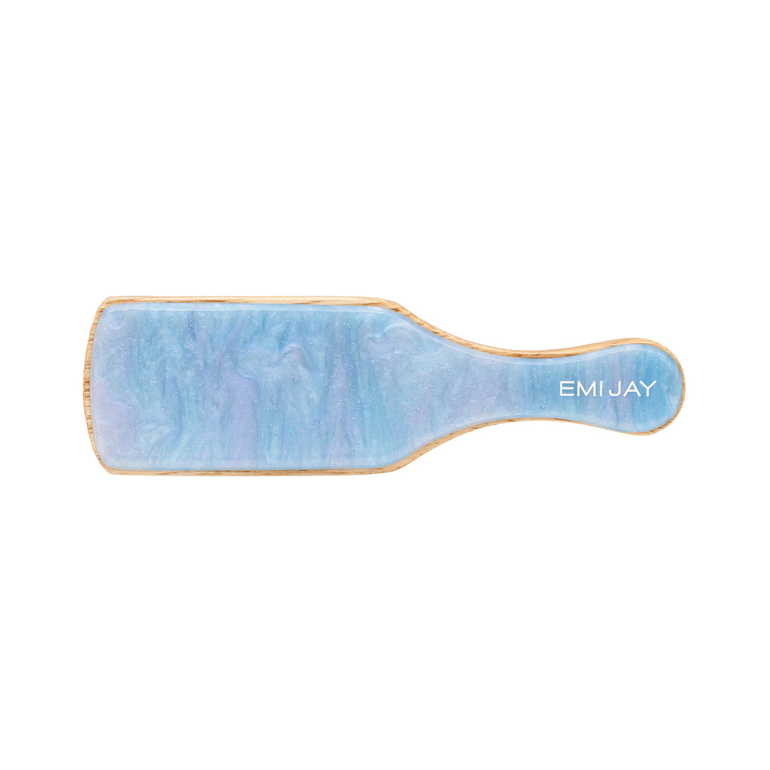 Mini Boar Bristle Brush (Blue Sugar)