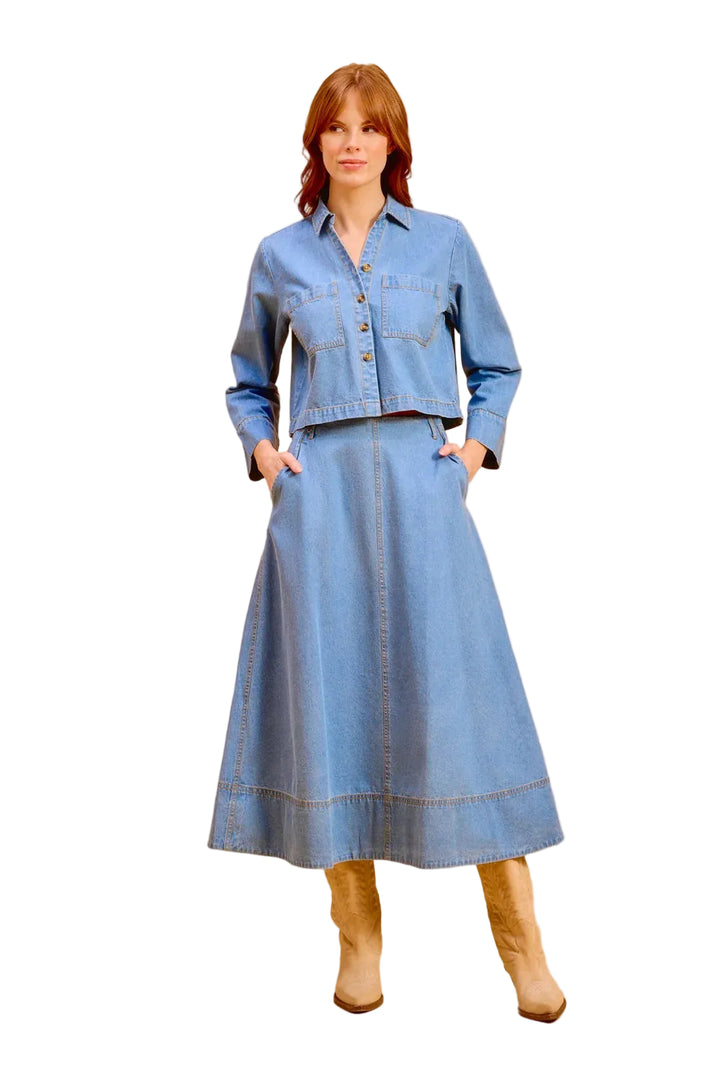 Asbury Skirt (Denim)