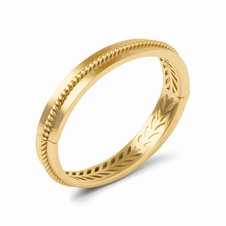 Nassau Hinge Bangle (Gold)