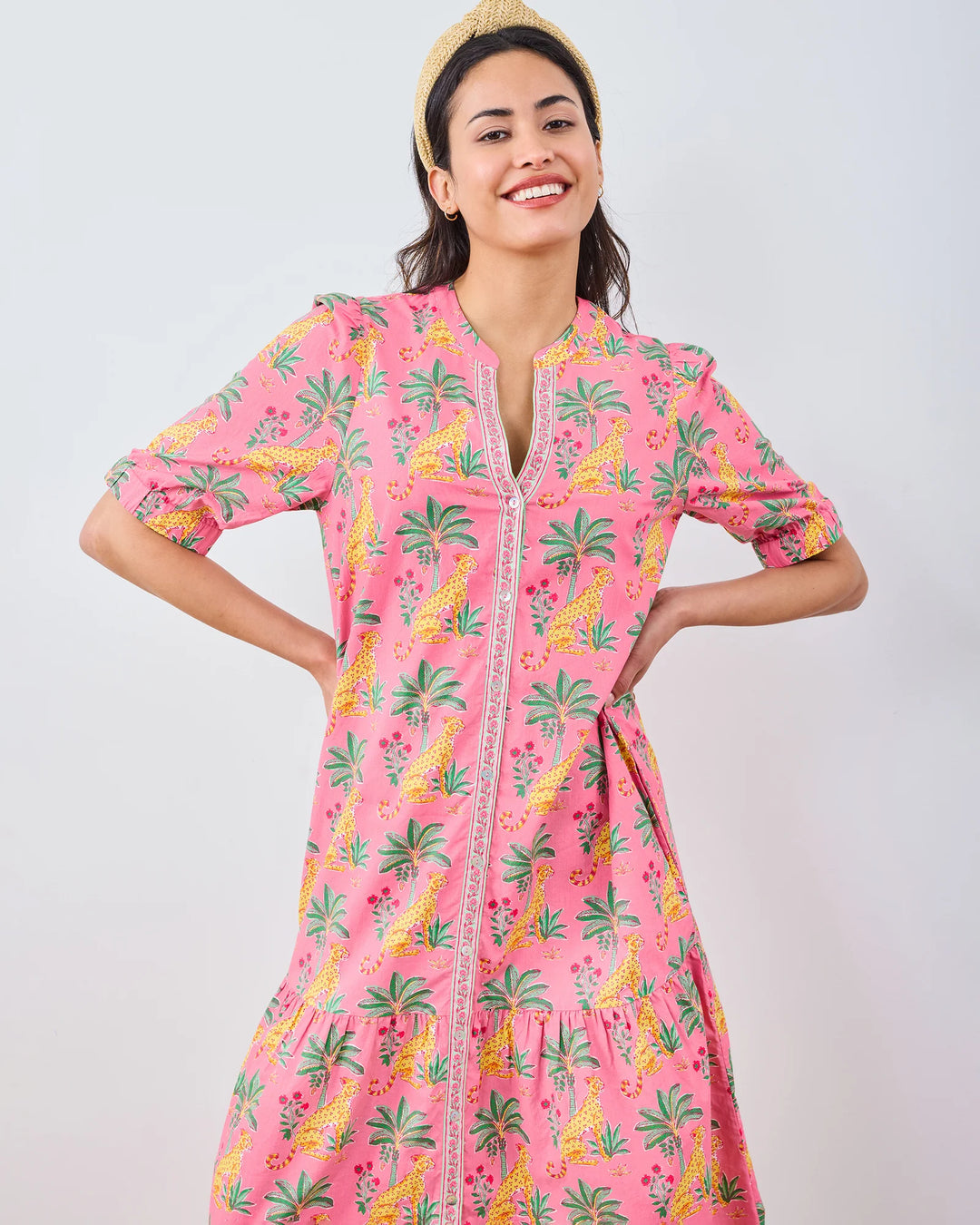 Brunch Dress (Leopard Mirage)