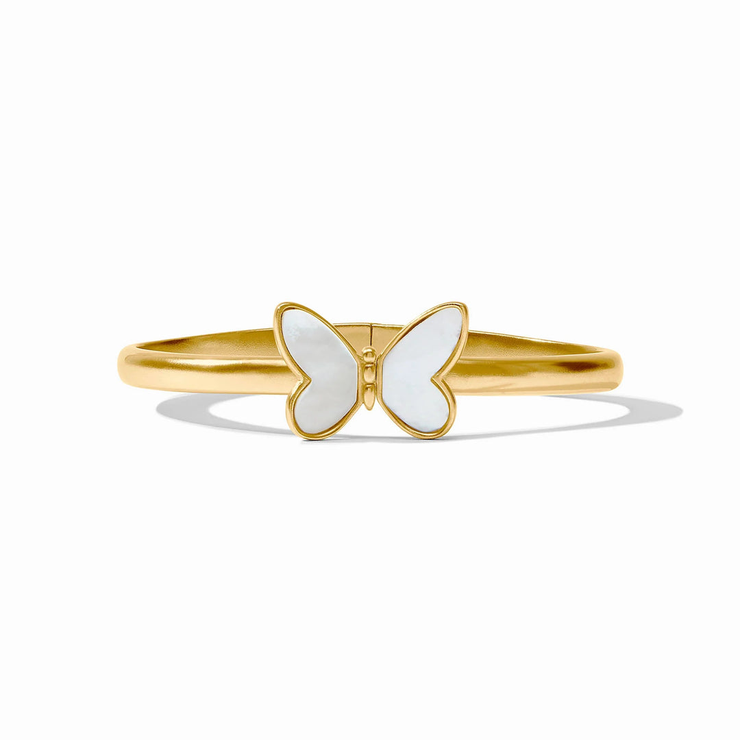 Papillon Hinge Bangle (Mother of Pearl)