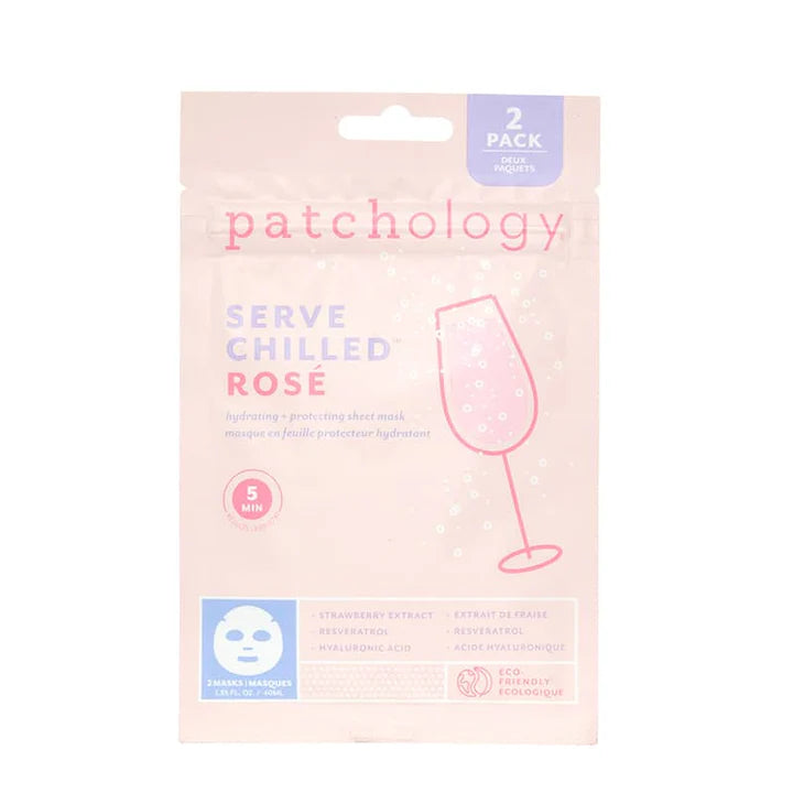 Served Chilled Rose Hydrating Sheet Masks (2 Pack)