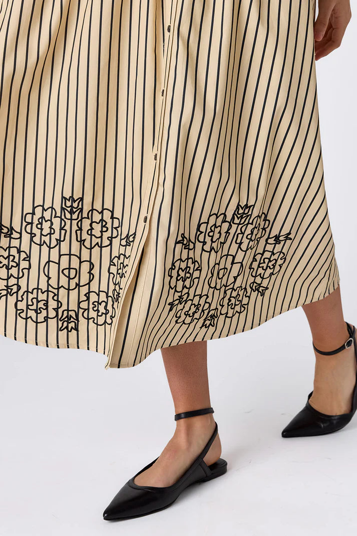 Lucille Dress (Petite Stripe)