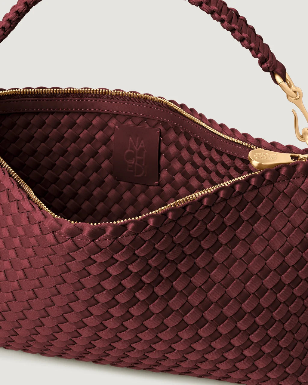 Porto Small Half-Moon Bag (Bordeaux)