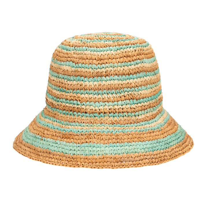 Daisy Sun Hat (Natural/Green)