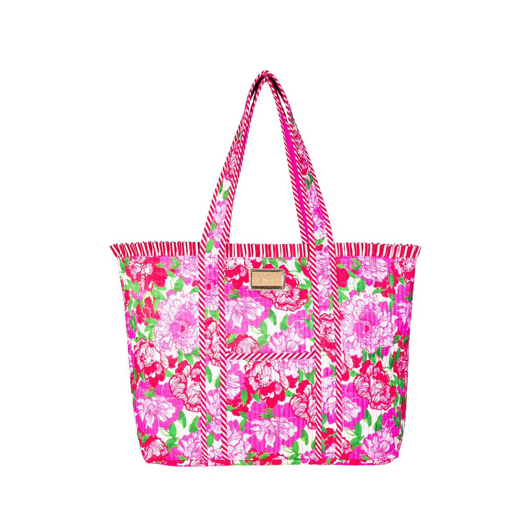 Quilted Ruffle Tote (Maggies Bouquet)