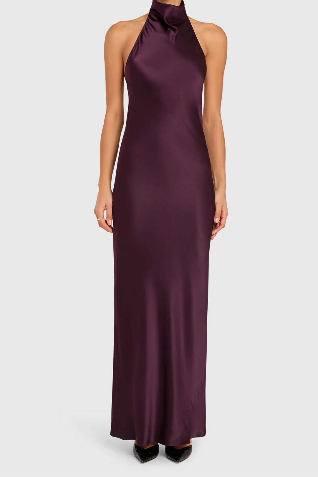 Santana Gown (Black Cherry)