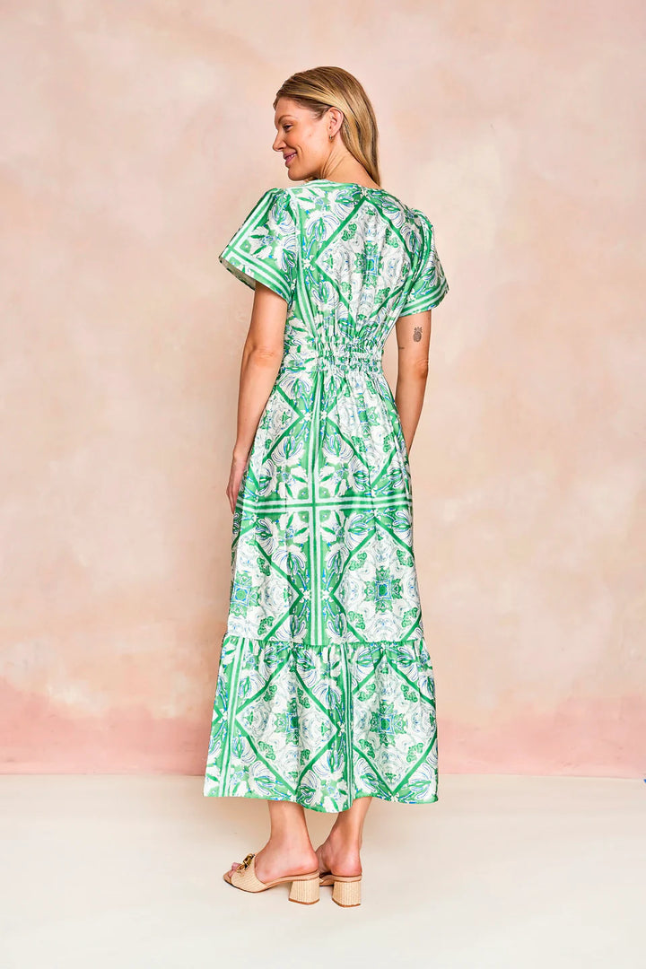 Eloise Dress (Meadow Zellige Tile)