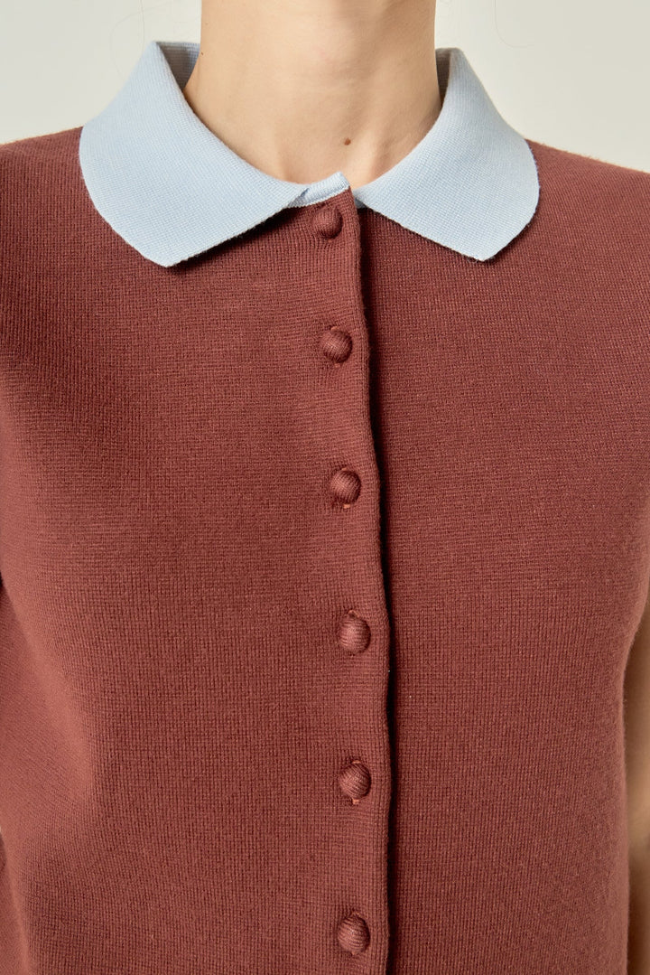 Top (Brown/Blue)