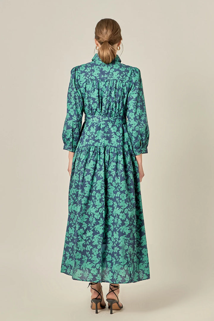 Dress (Navy/Green)