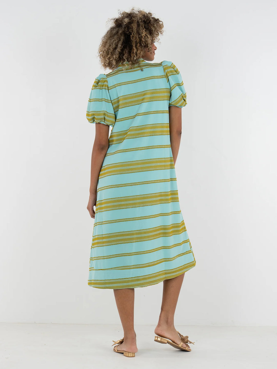 Hampton Dress (Fringe Stripe)