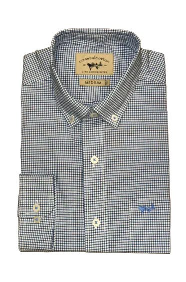 LS Sport Shirt (Azul Check)