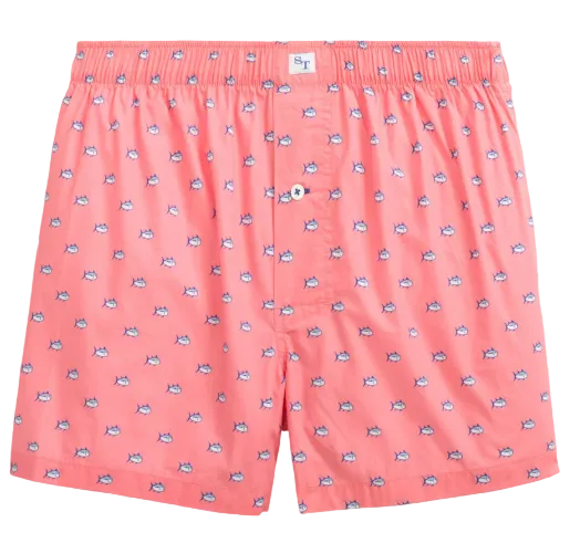 Skipjack Boxers (Dusty Coral)