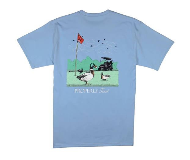 Fowl Play T-Shirt (Light Blue)