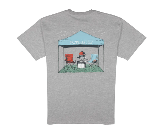 Tailgate SS T-Shirt (Light Heather Grey)