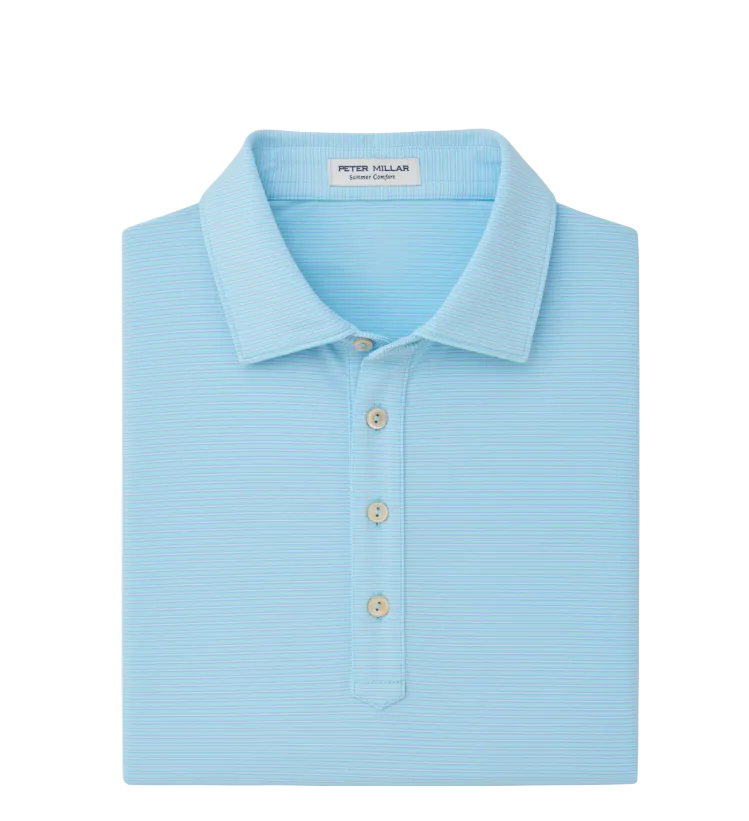 Wynn Performance Polo Hogan Hard Collar (Robin Blue)