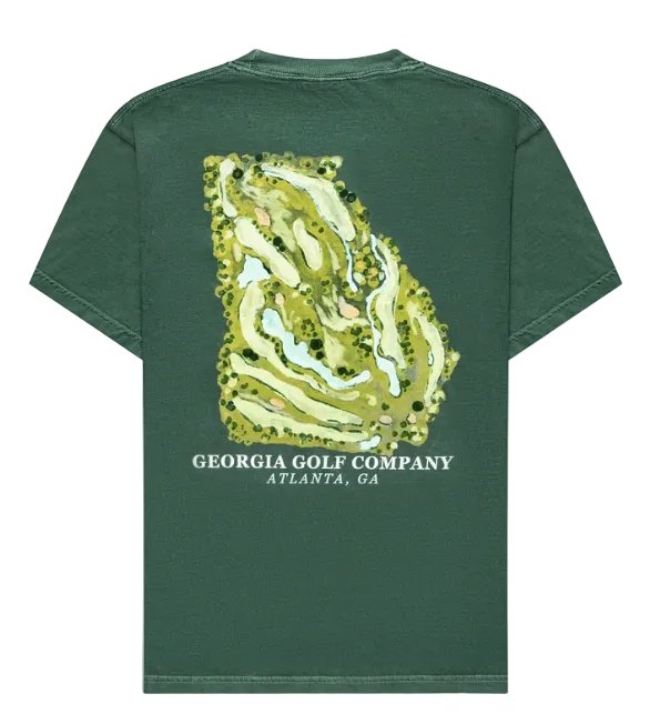 Course Map Tee (Green)