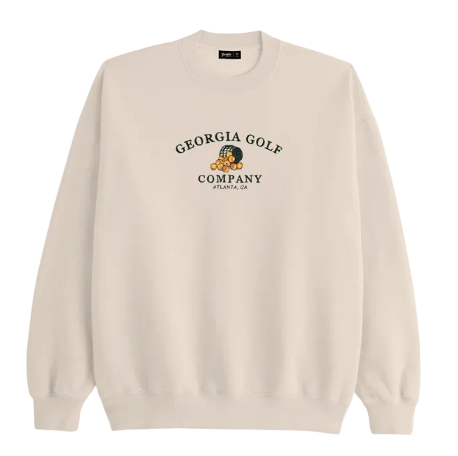 Range Bucket Crewneck  (Cream)