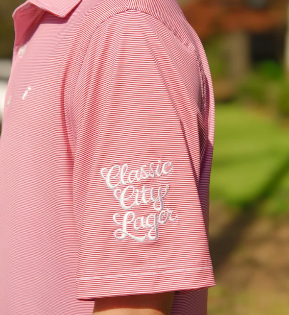 Creature Comforts Classic City Lager Polo  (Red)