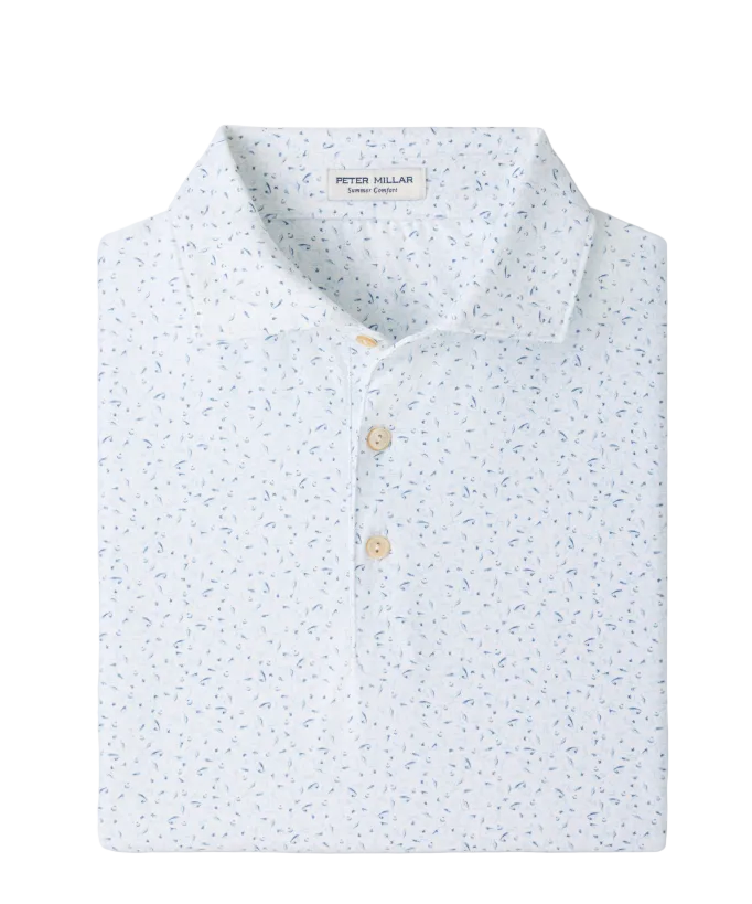 On The Line Performance Polo  (White)