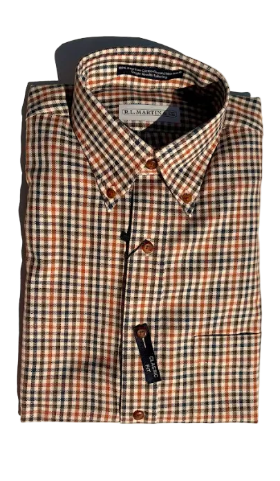 Hogan  (Orange/Olive/Navy Check)