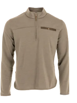 Fleece Quarter Zip  (Greystone)