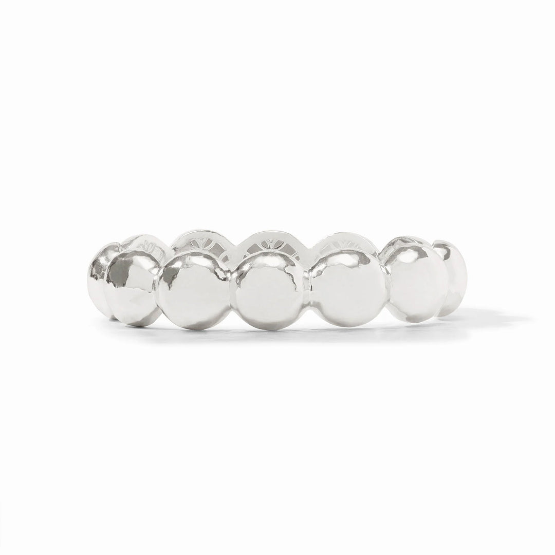 Solara Nova Hinge Bangle (Silver)