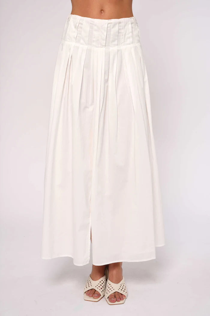 Cara Skirt (Bright White)