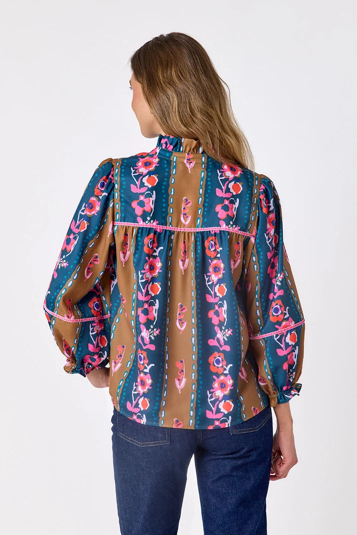 Worth Blouse (Tapestry Stripe)