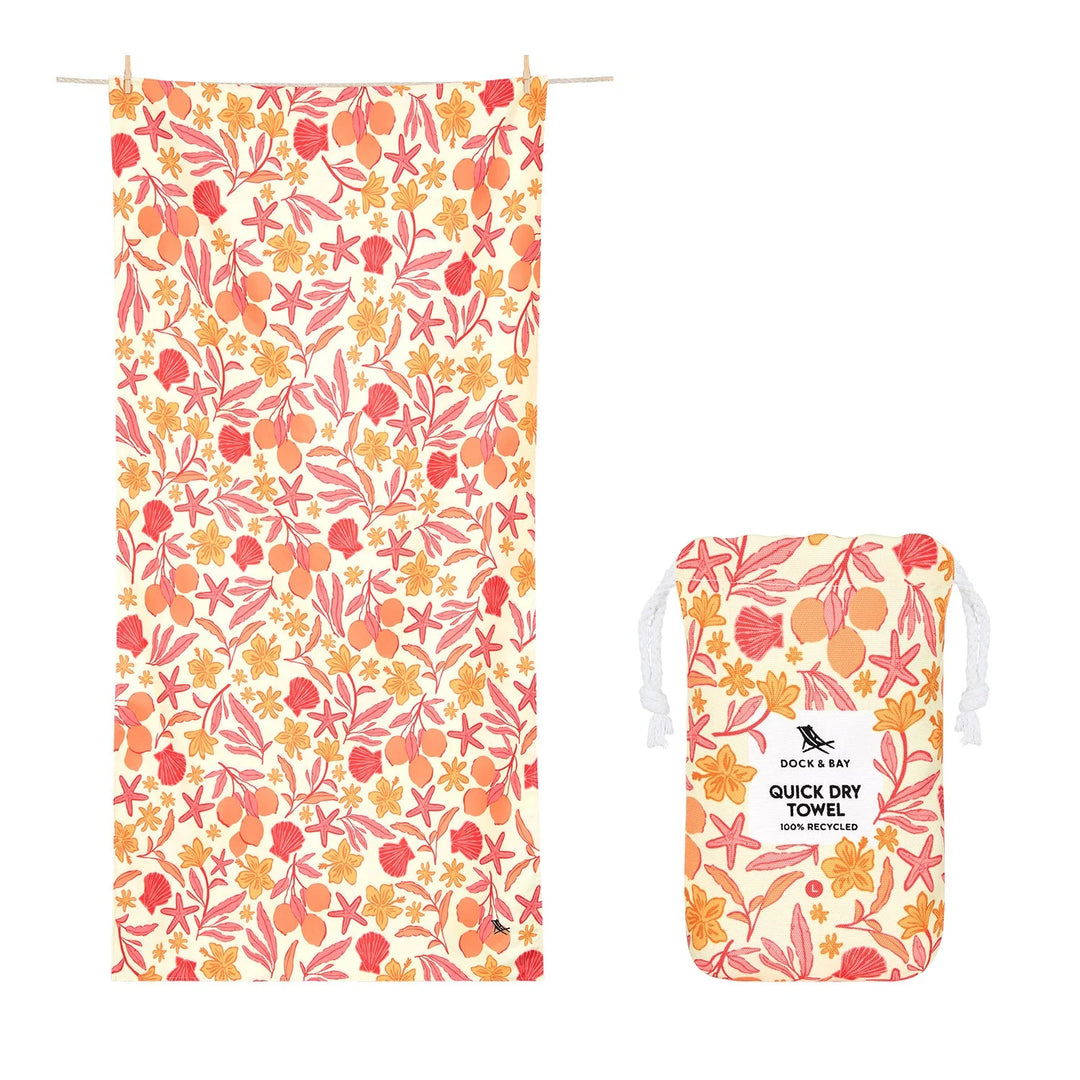 Quick Dry Towel (Tangerine Tide) XL