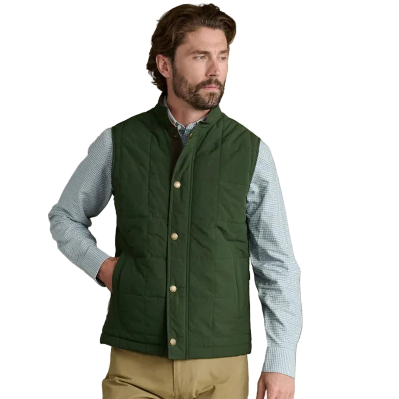 Burgess Quilted Vest (Forest Green)