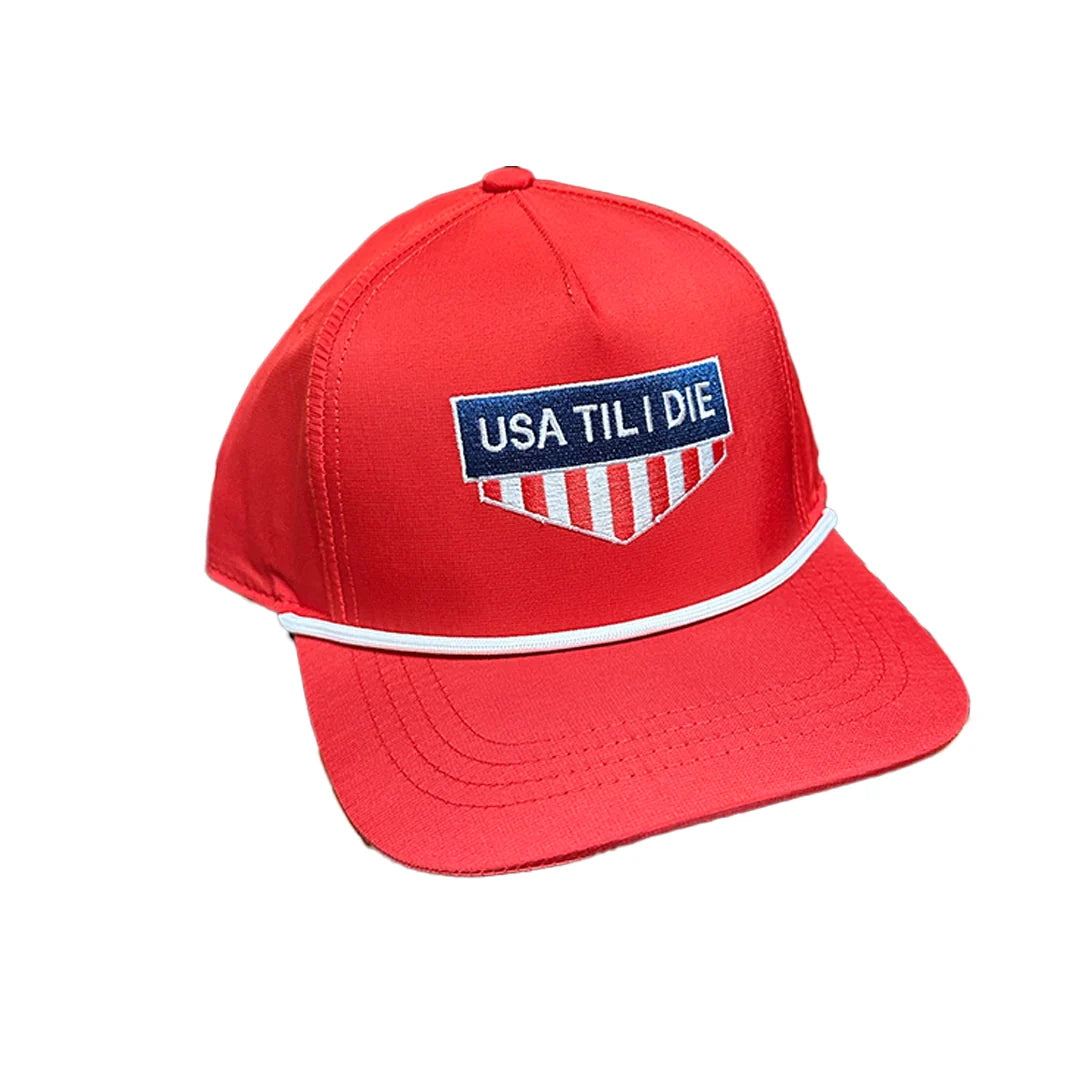 USA Til I Die Hat (Red)
