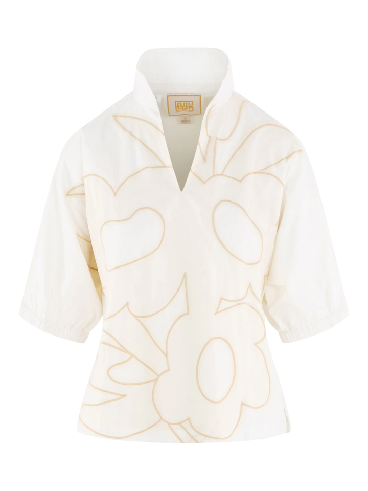 Poppy Top (Beige Bloom)