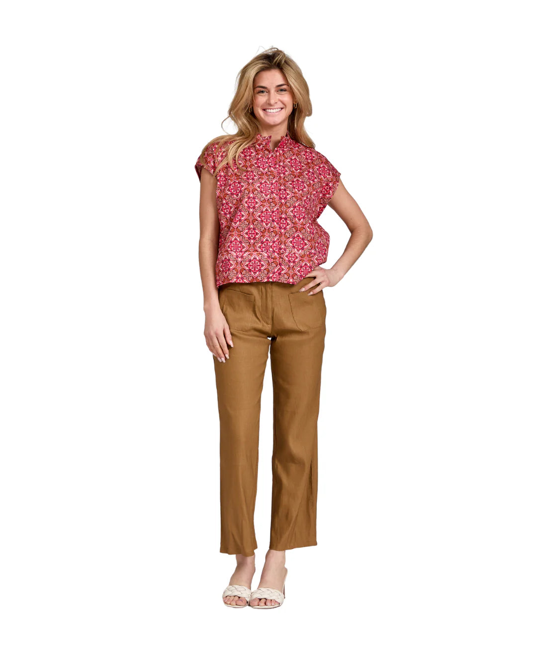 Lydia Top (Rose Tiles)