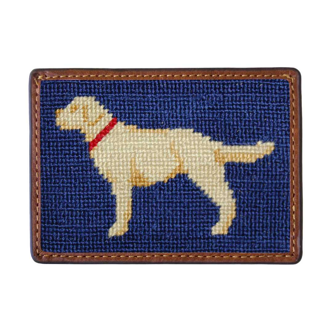 Yellow Lab Credit Card Wallet (Classic Navy)