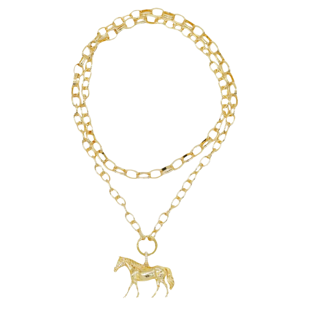 Horse Statement Necklace