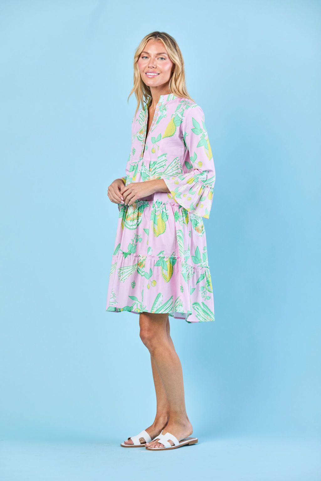 Caty Dress (Blushing Songbird)