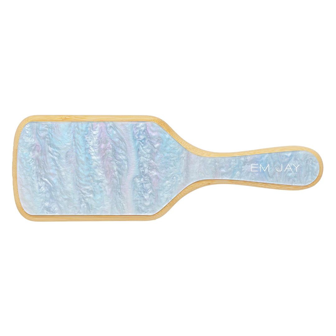 Bamboo Paddle Brush (Blue Sugar)
