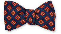 Blue Cedar Diamond Bow Tie