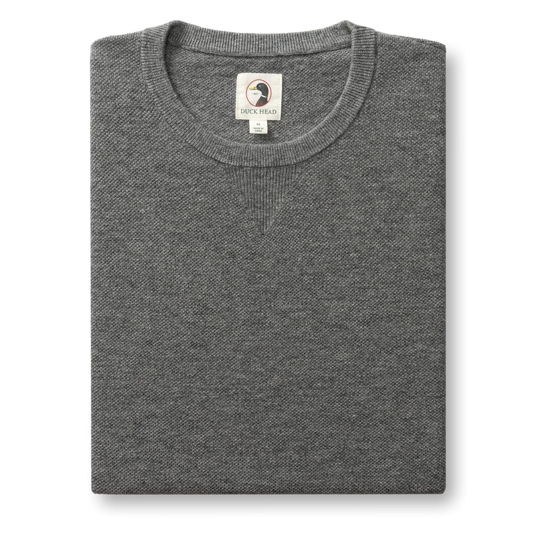 Henson Merino Crewneck Sweater (Brushed Nickel Heather)
