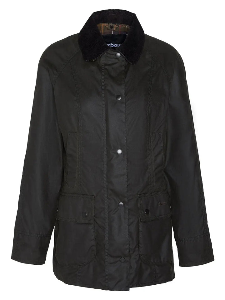 Classic Beadnell Waxed Jacket (Olive)