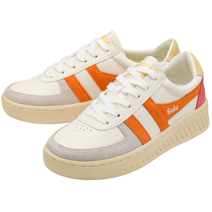 Grandslam Trident Sneaker (White/Apricot/Buttermilk)